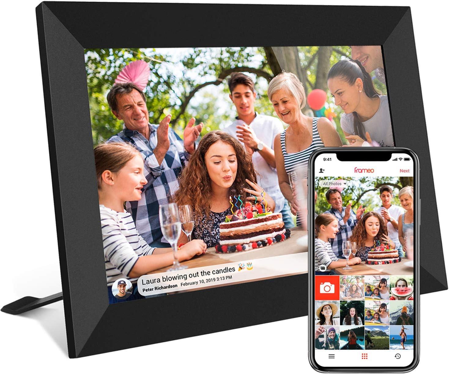 Slimme 32GB Wifi Digitaal Fotokader 10.1 Inch