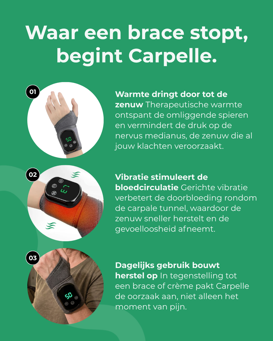 Carpelle - Zenuwtherapie voor je handen